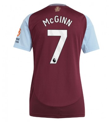 Aston Villa John McGinn #7 Replika Hjemmebanetrøje Dame 2024-25 Kortærmet
